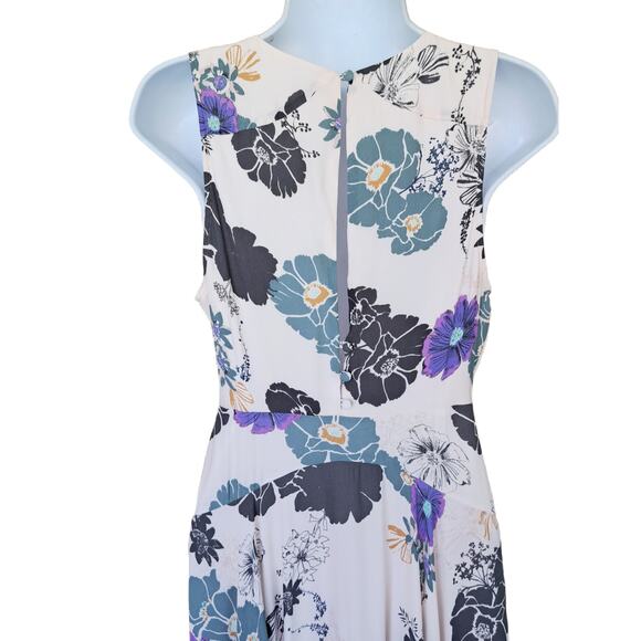 Free People Sure Thing Floral Tiered Maxi Dress Size 2 - Picture 7 of 12